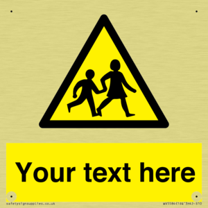 Custom Warning children Sign